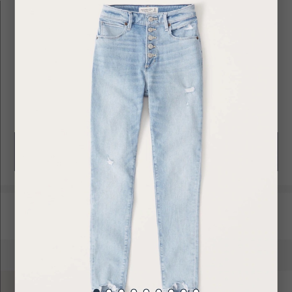 Abercrombie Curve Love High Rise Jeans